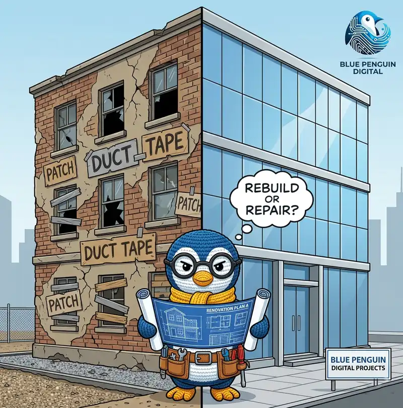 Rebuild or repair your current website decision guide