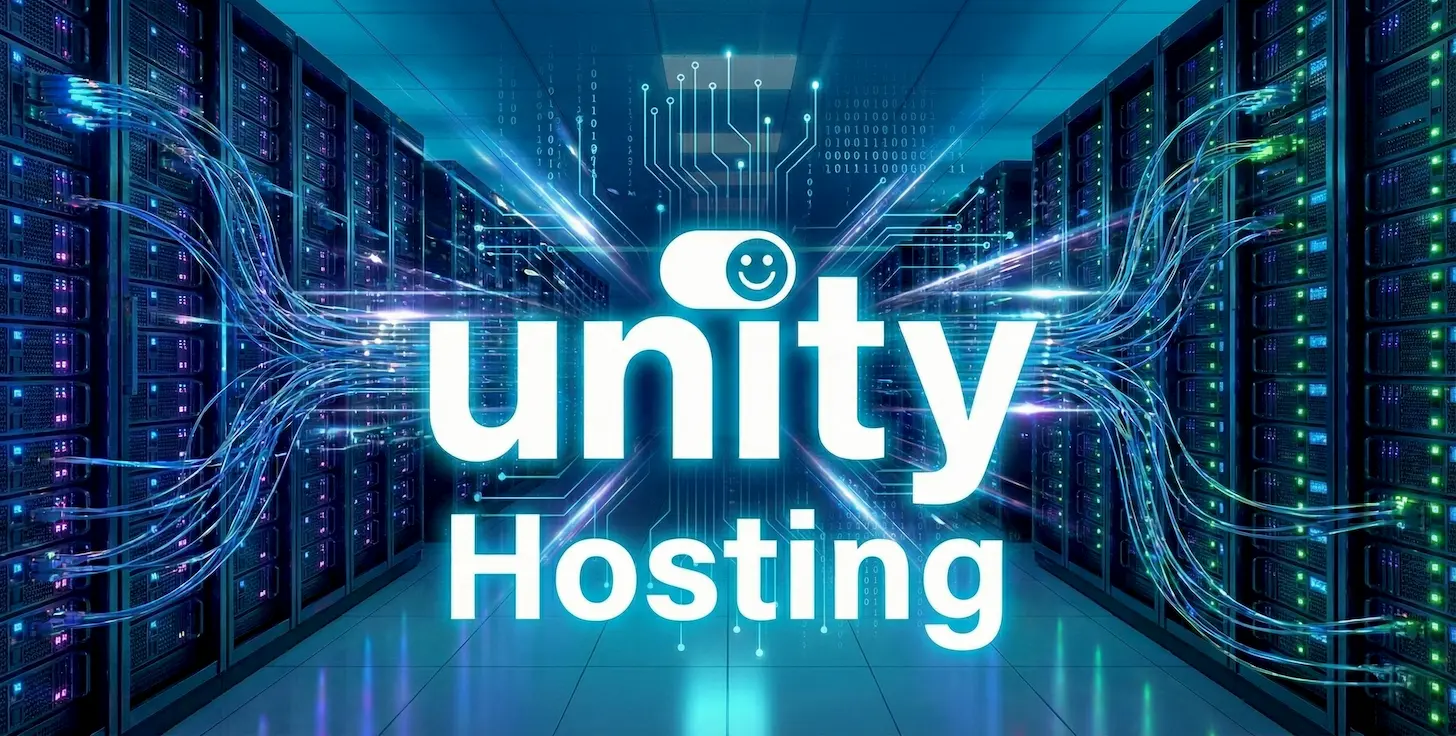 Unity Tech Hosting logo, our IT and hosting partner.
