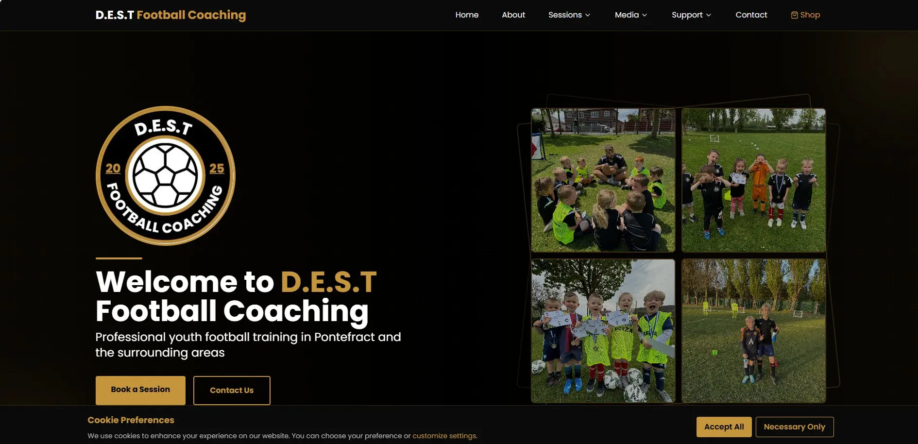 D.E.S.T Football Coaching Website