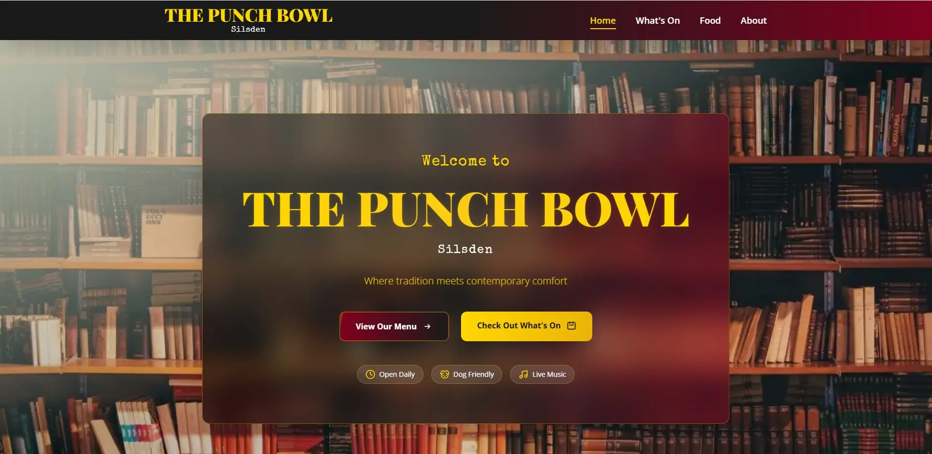 The Punch Bowl Website