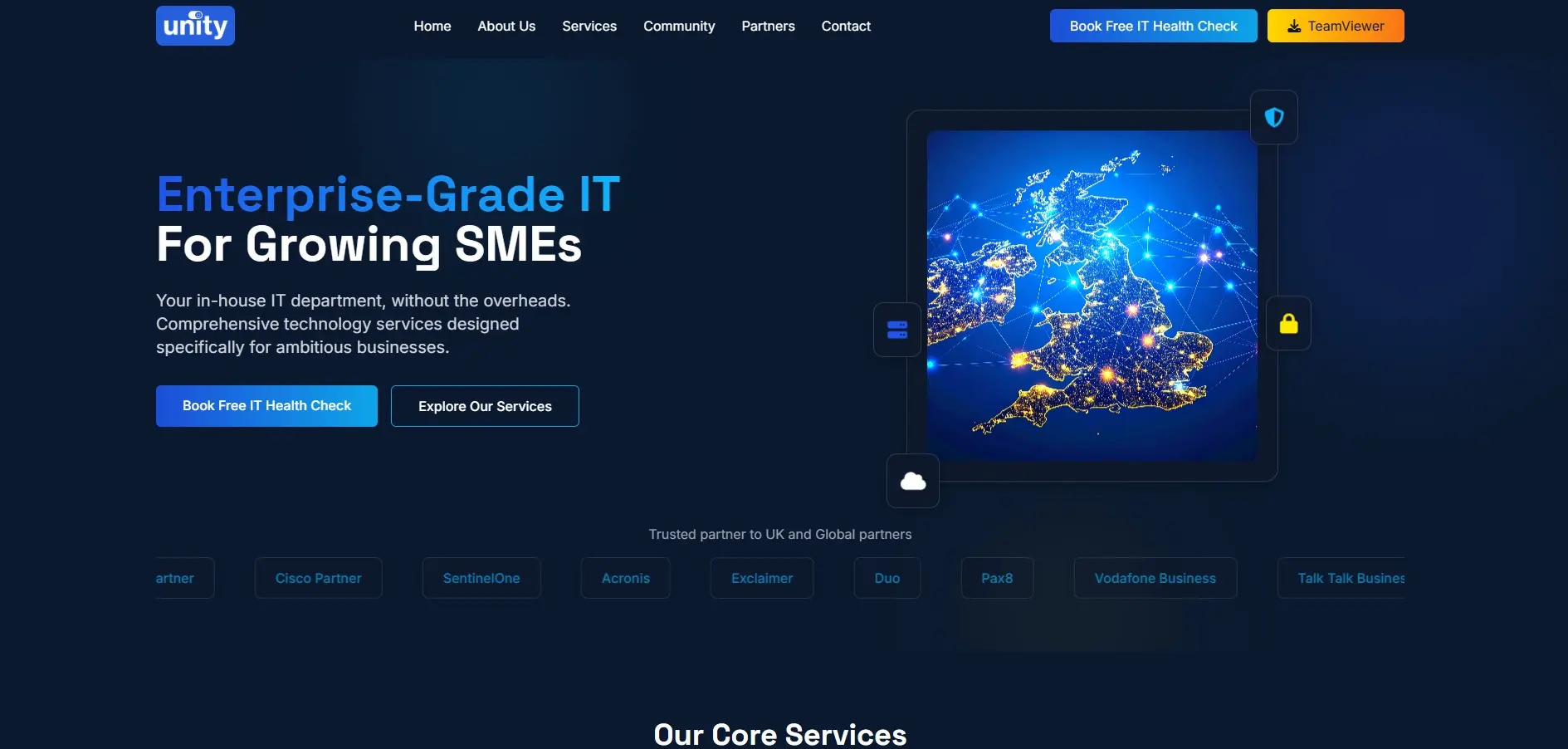 Unity Tech Website