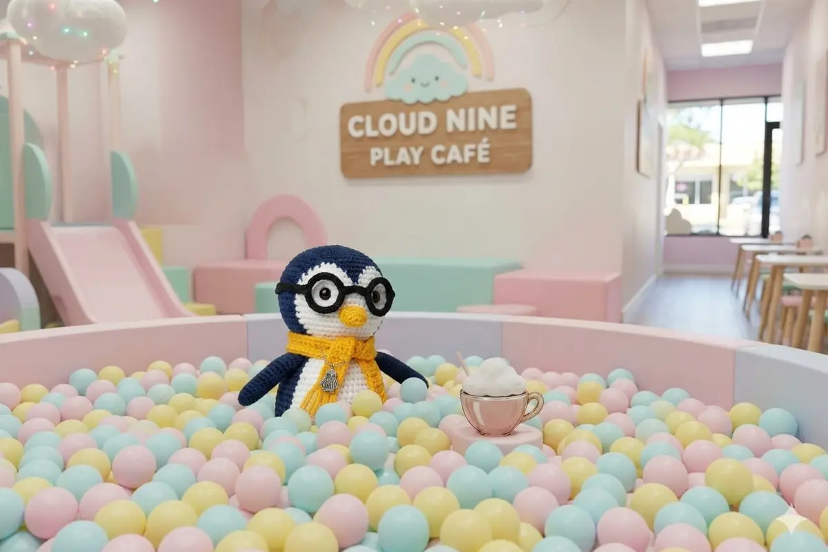 Cloud Nine Play Cafe booking interface